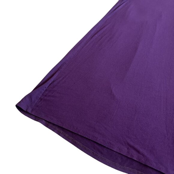 Eileen Fisher Purple Sleeveless Shift Dress Stretch Fabric Size Large Women's - Picture 4 of 10